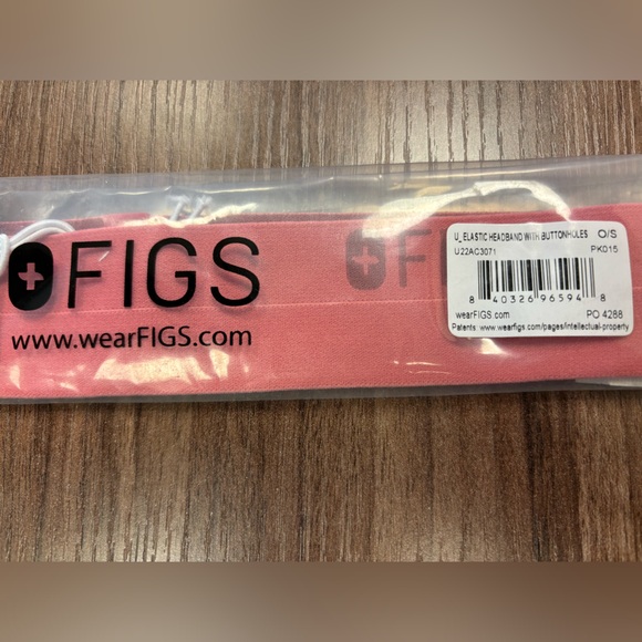 FIGS elastic headband with buttonholes - Picture 2 of 2